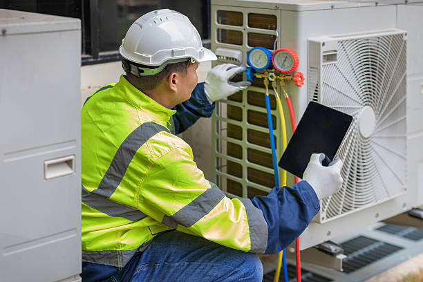 Professional Hvac technician working in Germanton, NC